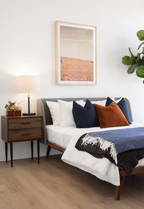 San Jose apartment for rent - miro furnished bedroom