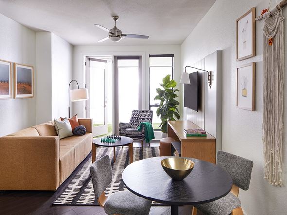 Austin apartment for rent - Sentral Designer-Furnished Two Bedroom Apartment Suite