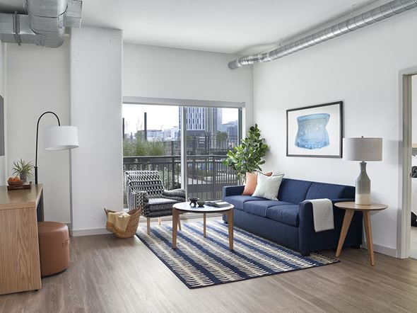 Nashville apartment for rent - Sentral SoBro Designer-Furnished Studio Apartment Suite
