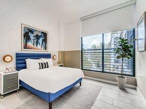 Miami apartment for rent - Sentral Wynwood Two-Bedroom Master Bedroom