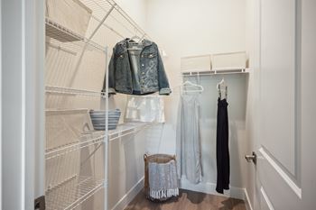 Spacious closets