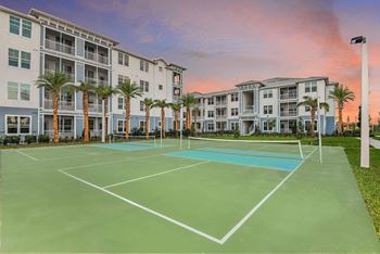 Pickleball court
