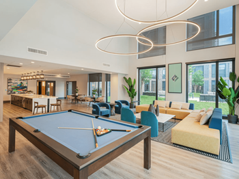 Spacious club room with kitchen area & billiards