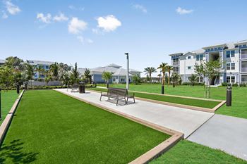 Bocce ball court