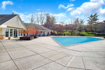 Sparkling swimming pool