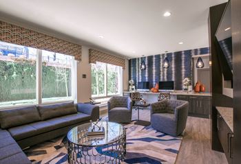 Business center with private conference room