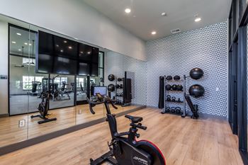 Yoga and spin studio