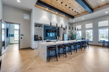 Spacious clubhouse with demonstration kitchen