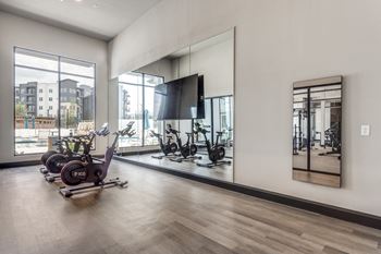 Yoga and spin studio