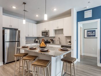 Chef-style kitchens with stainless steel appliances