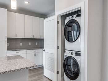 Front-load washer and dryer