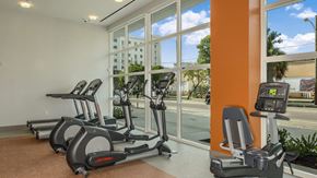 Miami apartment for rent - Fitness Center at Allapattah Trace Apartments Miami FL