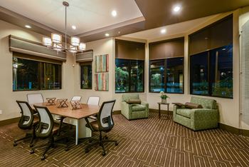 Fully equipped business center with conference room