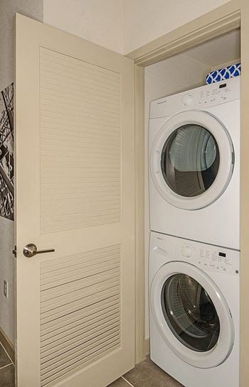 Front load washer & dryer included