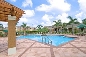 St. Petersburg apartment for rent - Pool at Booker Creek Apartments in St. Petersburg FL