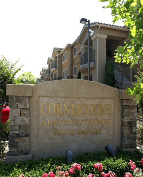 Anaheim apartment for rent - Monument Sign at Cornerstone Affordable Apartments in Anaheim, CA