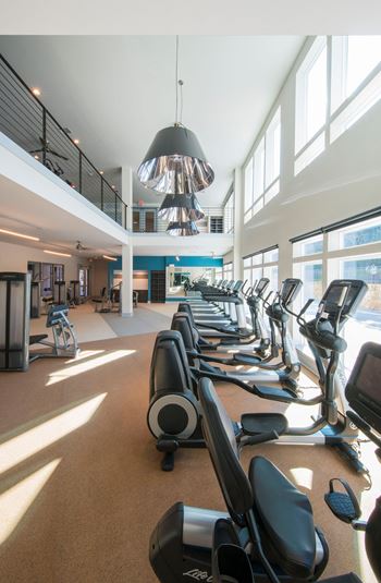 Fitness center with strength training circuit