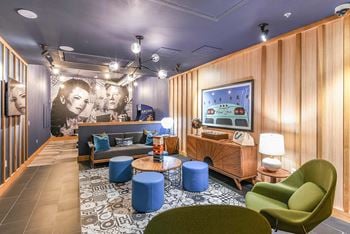 Indoor arcade & lounge