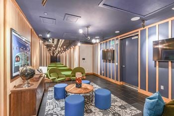 Indoor bocce court & lounge