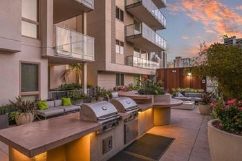 Bbq grilling terrace