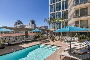 Heated pool & spa overlooking downtown