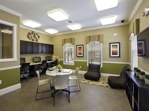 Clearwater apartment for rent - Business Center at Bayside Court Apartments in Clearwater FL
