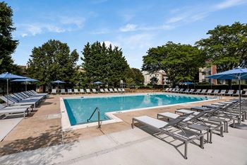 Resort-style swimming pool and sundeck