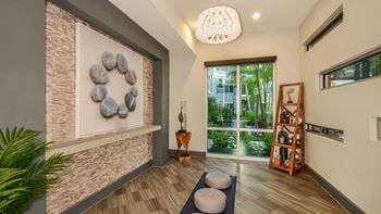 Zen meditation room