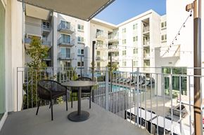 North Hollywood apartment for rent - Balcony with City View at The Chandler Luxury Apartments in North Hollywood CA