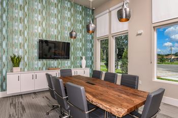 Business center & conference room