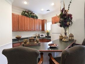 Poughkeepsie apartment for rent - Clubhouse Kitchen Area at Spring Manor Senior Apartments in Poughkeepsie, NY