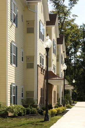Poughkeepsie apartment for rent - Exterior at Spring Manor Senior Apartments in Poughkeepsie, NY