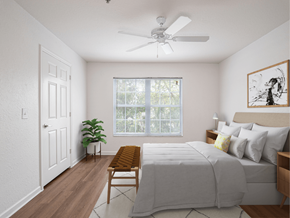 Titusville apartment for rent - Large Bedroom with Vinyl Wood Floors at Timber Trace Apartments