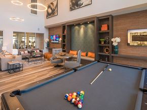 Dallas apartment for rent - Club Room with Billiards at Parc at White Rock Luxury Apartments in Dallas TX