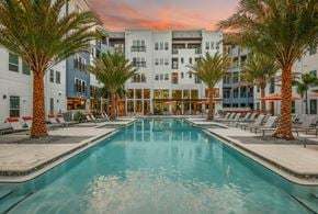 Tampa apartment for rent - Swimming Pool at Aurora Luxury Apartments in Downtown Tampa FL