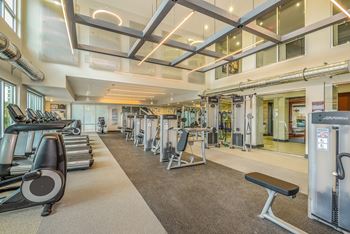 Fitness center with strength training circuit & trx suspension training