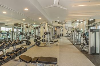 Fitness center with strength training circuit & trx suspension training