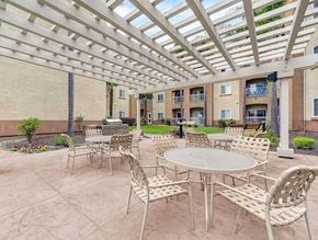 Hayward apartment for rent - Outdoor Patio at Hayward Village Senior Apartments in Hayward CA