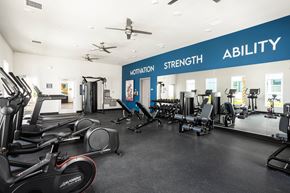Santa Fe Springs apartment for rent - Fitness Center at Lakeland Senior Apartments in Santa Fe Springs CA