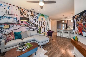 Spacious studio, one, and two-bedroom apartments