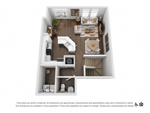 Floor plan for 2 beds, 2 baths, 1346 sqft