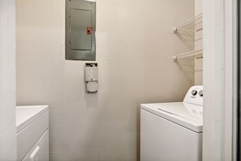 Full-size washer and dryer