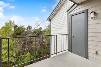 Private balcony or patio