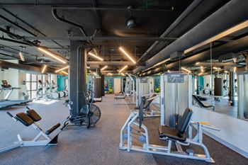 Fitness center with cardio equipment