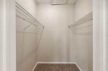 Spacious closets