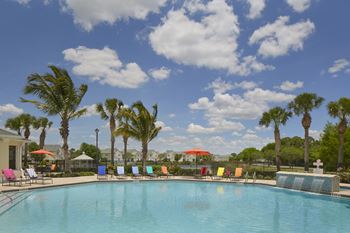 Resort style swimming pool 