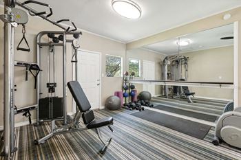 The fitness center at canyon creek