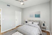 Fort Myers apartment for rent - a bedroom with a bed and two night stands  at Ashlar, Fort Myers, Florida