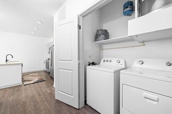 In home full size washer and dryer