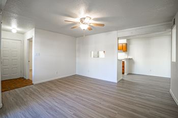 Wood-style plank flooring